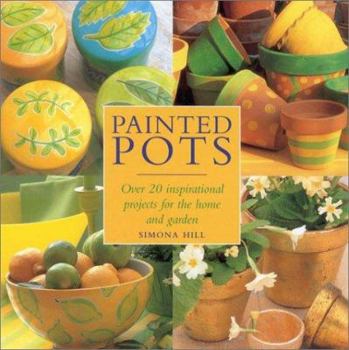 Hardcover Painted Pots: Over 20 Inspirational Projects for the Home and Garden Book