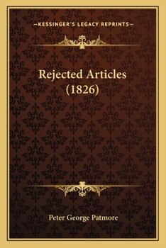 Paperback Rejected Articles (1826) Book