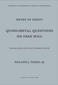 Paperback Quodlibetal Questions on Free Will Book