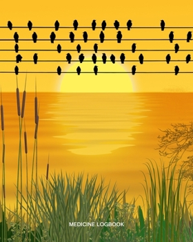 Medicine Logbook: Large Print - Daily Medicine Tracker Notebook- Undated Personal Medication Organizer