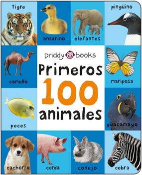 Board book Primeros 100 Animales: A Padded Book--Perfect for Little Hands to Hold Book