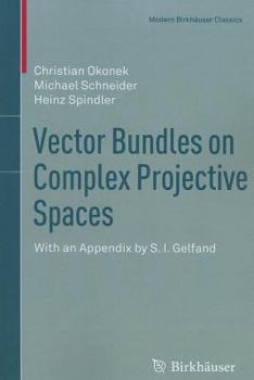 Paperback Vector Bundles on Complex Projective Spaces Book