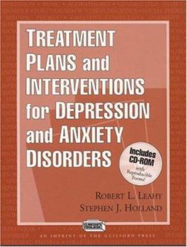 Paperback Treatment Plans and Interventions for Depression and Anxiety Disorders [With CDROM] Book
