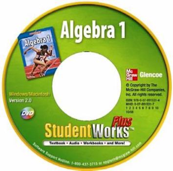 Hardcover Algebra 1, Studentworks Plus DVD Book