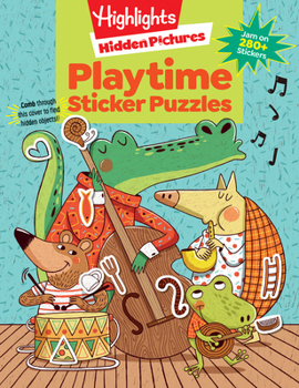 Paperback Playtime Sticker Puzzles Book