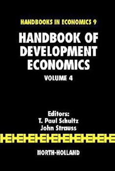 Hardcover Handbook of Development Economics Book