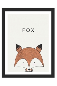 Paperback Fox: Notebook Lined 110 Pages Size (6 x 9) Book