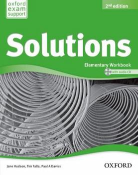 Paperback Solutions 2nd edition Elementary. Workbook and Audio CD Pack Book