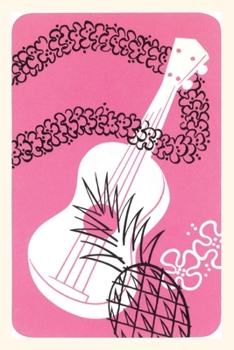 Paperback Vintage Journal Ukulele and Pineapple Book