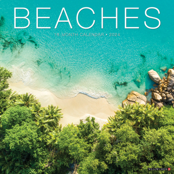 Calendar Beaches 2024 12 X 12 Wall Calendar Book