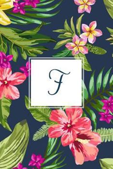 Paperback F: Tropical Floral, 150 Pages, 6" x 9" Book