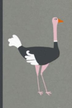 Notes: A Blank Sheet Music Notebook with Ostrich Cover Art
