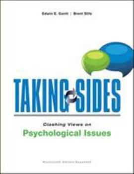 Paperback Taking Sides: Clashing Views on Psychological Issues, 19/E Expanded Book