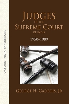 Paperback Judges of the Supreme Court of India: 1950-89 Book