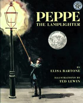 Hardcover Peppe the Lamplighter: A Caldecott Honor Award Winner Book