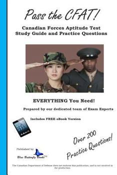 Paperback Pass the CFAT: Canadian Forces Aptitude Test Study Guide and Practice Questions Book