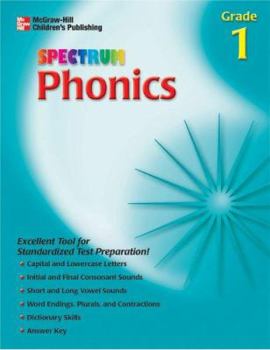 Paperback Spectrum Phonics, Grade 1 Book