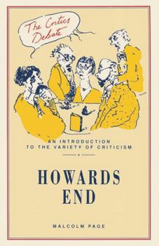 Paperback Howards End (The Critics debate) Book