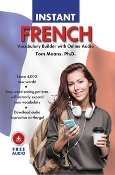 Paperback Instant French Vocabulary Builder with Online Audio Book