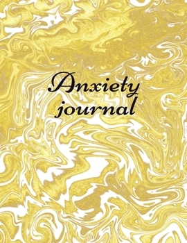 Paperback Anxiety journal Book