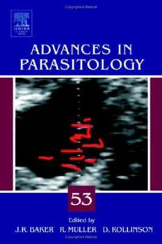 Hardcover Advances in Parasitology, Vol. 53 Book