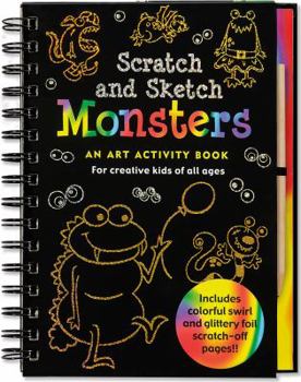 Spiral-bound Monsters: An Art Activity Book for Creative Kids of All Ages [With Wooden Stylus] Book