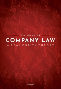 Hardcover Company Law: A Real Entity Theory Book