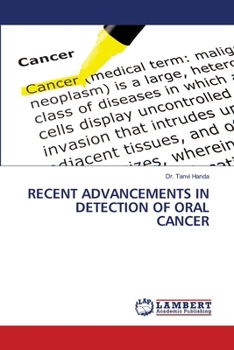 Paperback Recent Advancements in Detection of Oral Cancer Book