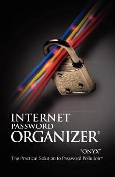 Paperback Internet Password Organizer: Onyx Book