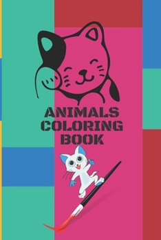 Paperback Animals coloring book: Animals coloring book /coloring book for kids Book