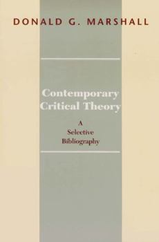 Paperback Contemporary Critical Theory: A Selective Bibliography Book