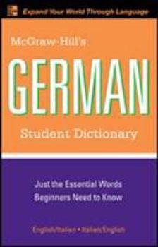 Paperback McGraw-Hill's German Student Dictionary Book