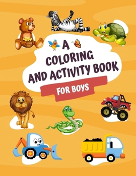Coloring and Activity book for boys