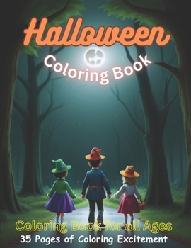Paperback Halloween Coloring Book: Coloring Book for All Ages Book