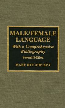 Hardcover Male / Female Language: With a Comprehensive Bibliography Book