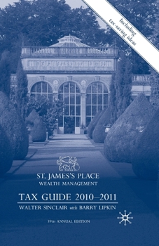 Paperback St James's Place Tax Guide 2010-2011 Book
