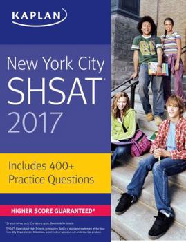 Paperback New York City SHSAT 2017 (Kaplan Test Prep) Book