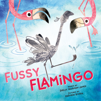 Hardcover Fussy Flamingo Book