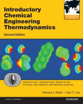 Paperback Introductory Chemical Engineering Thermodynamics Book