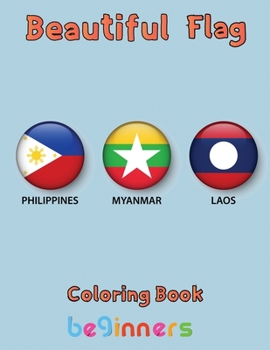 Paperback Beautiful Flag Coloring Book beginners: 8.5''x11''/ flag coloring book