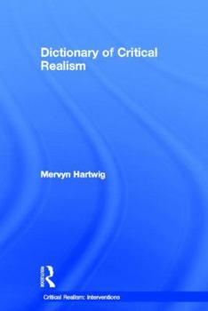 Paperback Dictionary of Critical Realism Book