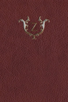 Paperback Monogram "z" Meeting Notebook Book