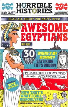 Paperback Awesome Egyptians (newspaper edition) (Horrible Histories) Book