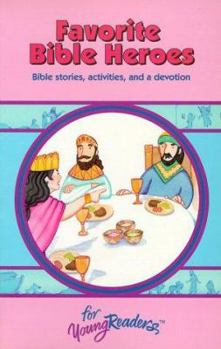 Paperback Favorite Bible Heroes for Young Readers: Bible Stories, Activities, and a Devotion Book