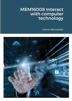 Paperback MEM16008 Interact with computer technology Book