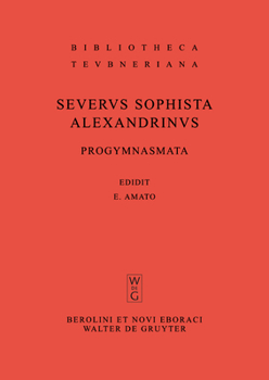 Hardcover Progymnasmata quae exstant omnia [Greek, Ancient (To 1453)] Book