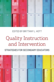 Paperback Quality Instruction and Intervention Strategies for Secondary Educators Book