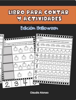 Paperback Libro de actividades para contar del 0 al 10: Edición Halloween (Libros de actividades para contar) (Spanish Edition) [Spanish] Book