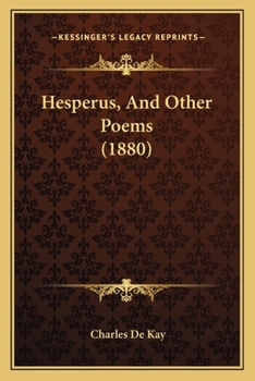Paperback Hesperus, And Other Poems (1880) Book