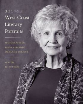 Paperback 111 West Coast Literary Portraits: Photographs by Barry Peterson and Blaise Enright Book